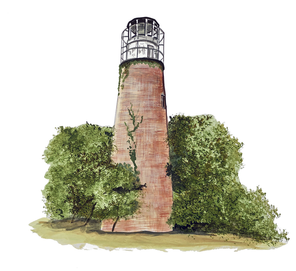 Little Cumberland Island Lighthouse Decal/Sticker - Click Image to Close