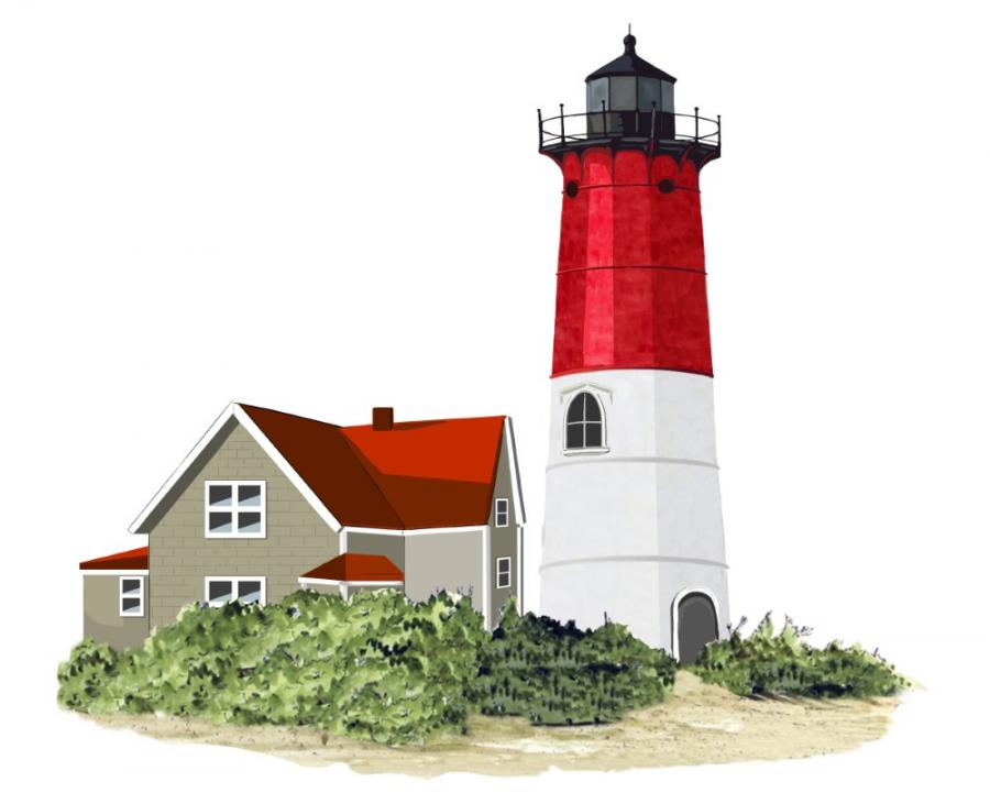 Nauset Lighthouse Decal/Sticker