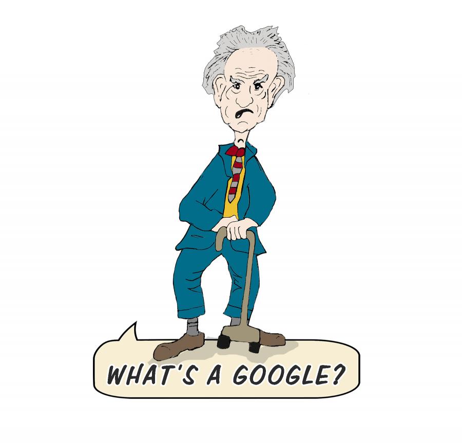 Old Man - What's a Google Decal/Sticker