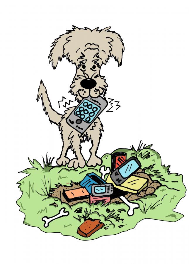 Doggy Buried Treasure Decal/Sticker
