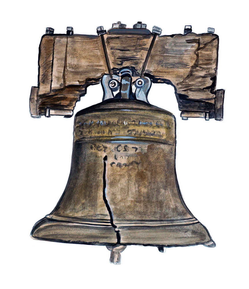 Liberty Bell Decal/Sticker - Click Image to Close