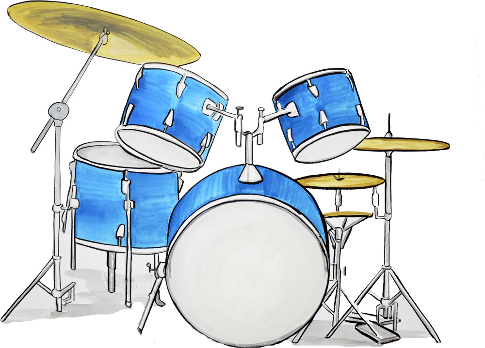 Drums Decal/Sticker - Click Image to Close