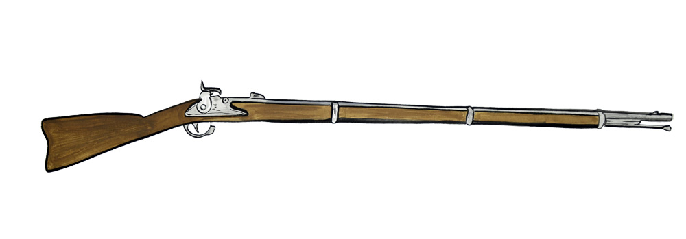 Musket Decal/Sticker - Click Image to Close