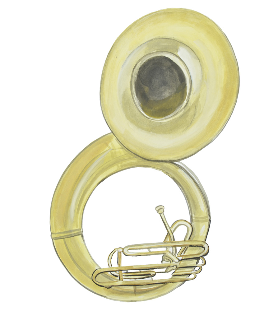 Tuba Decal/Sticker - Click Image to Close