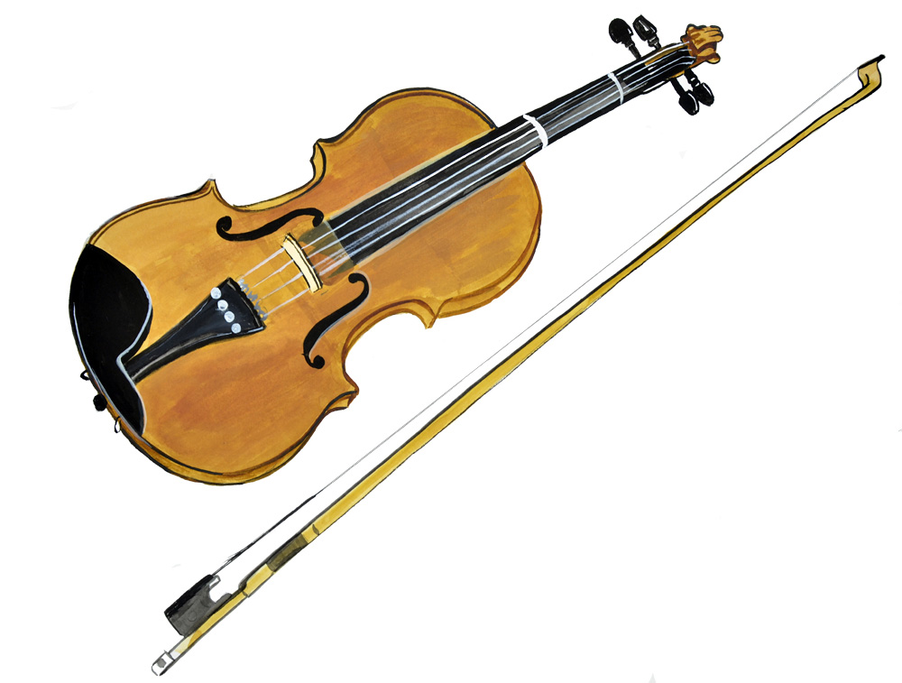 Violin Decal/Sticker - Click Image to Close