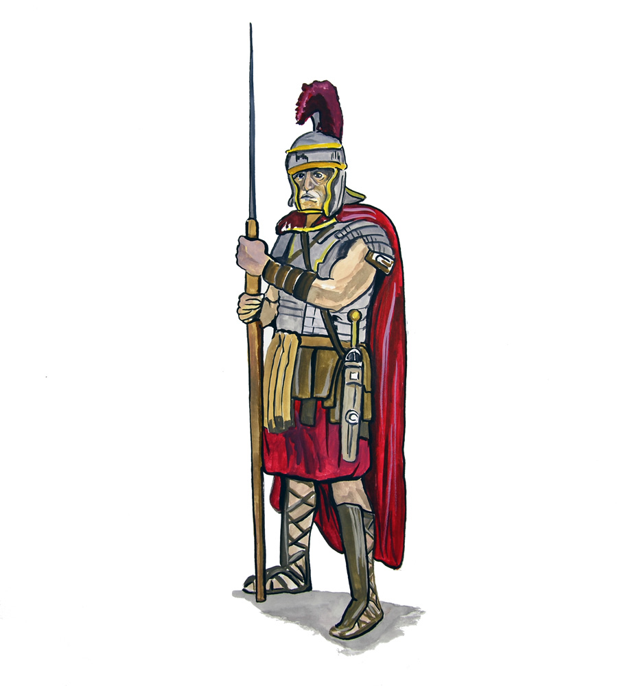 Roman Soldier Decal/Sticker - Click Image to Close