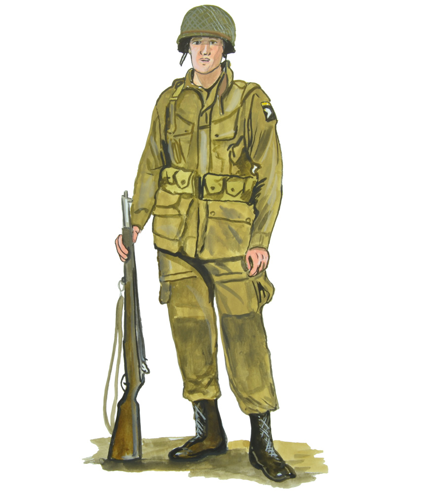 WW II SOLDIER 2 Decal/Sticker