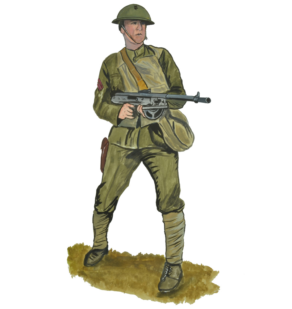 WW II SOLDIER 3 Decal/Sticker