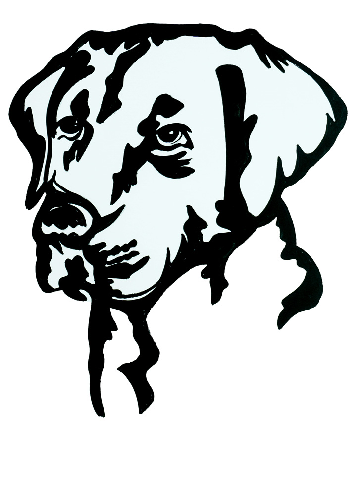 Lab Outline Decal/Sticker - Click Image to Close