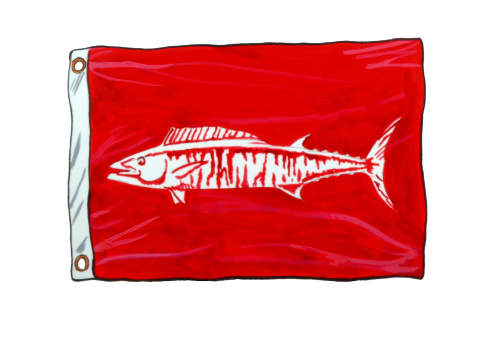 WAHOO RELEASE FLAG Decal/Sticker - Click Image to Close