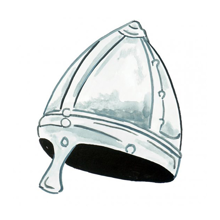Viking Helmet 1 Decal/Sticker