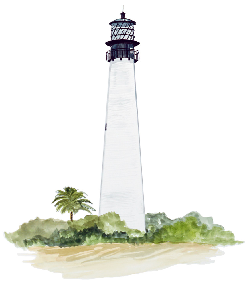 Cape Florida Lighthouse Decal/Sticker