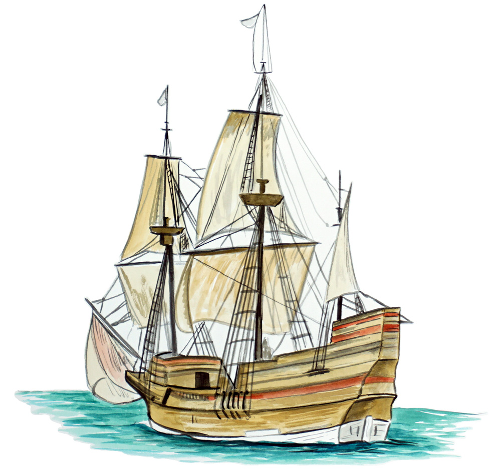 Mayflower Decal/Sticker - Click Image to Close