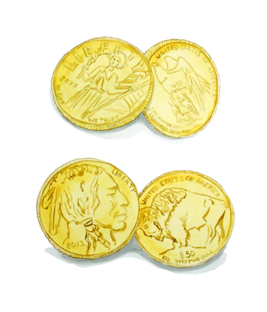 Coins Decal/Sticker