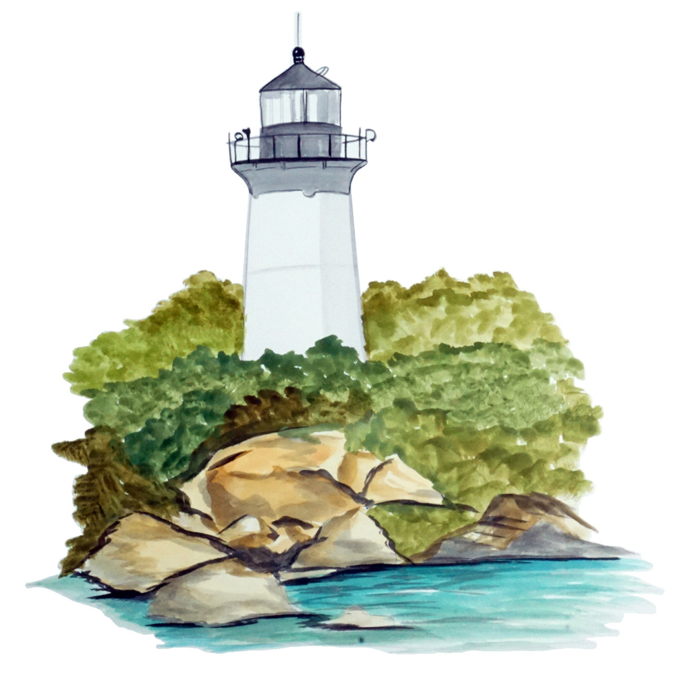 Ten Pound Island Lighthouse Decal/Sticker - Click Image to Close