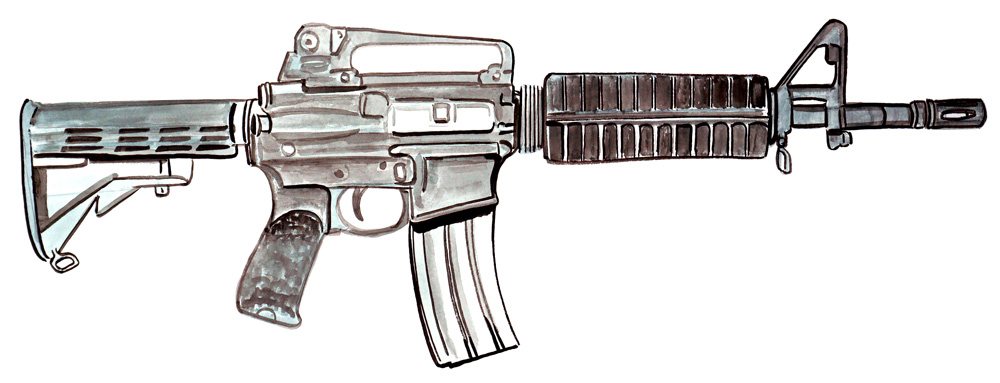 AR-15 Decal/Sticker - Click Image to Close