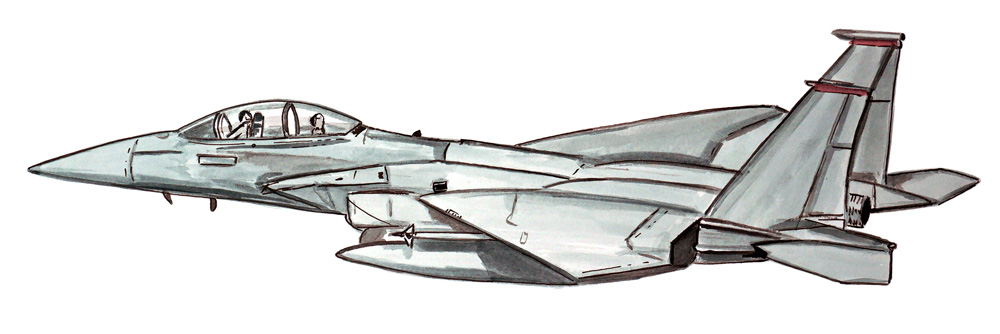 F15 Strike Eagle Decal/Sticker - Click Image to Close
