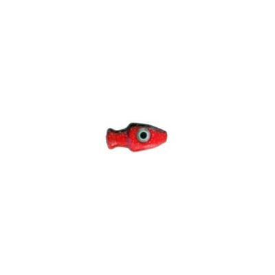 Witch Head 8g Red Black Lure Head - Click Image to Close