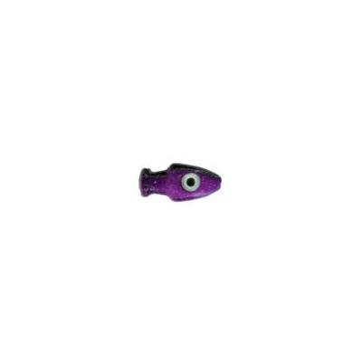 Witch Head 8g Purple Black Lure Head - Click Image to Close