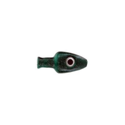 Witch Head 30g Green Black Lure Head - Click Image to Close