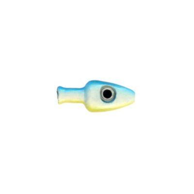 Witch Head 30g Blue White Yellow Lure Head - Click Image to Close