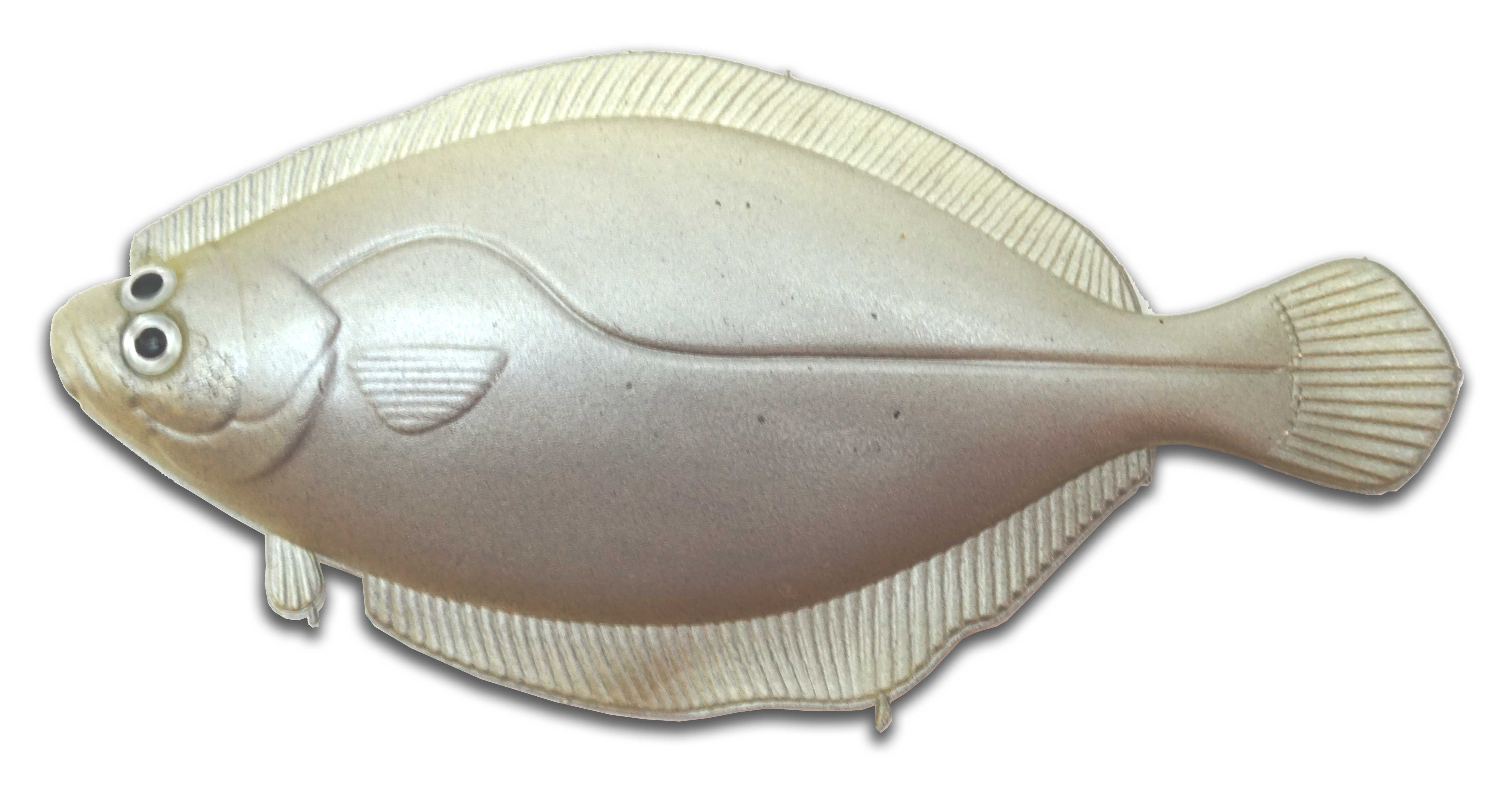 Artificial Flounder 5" Light Gray - Almost Alive Lures