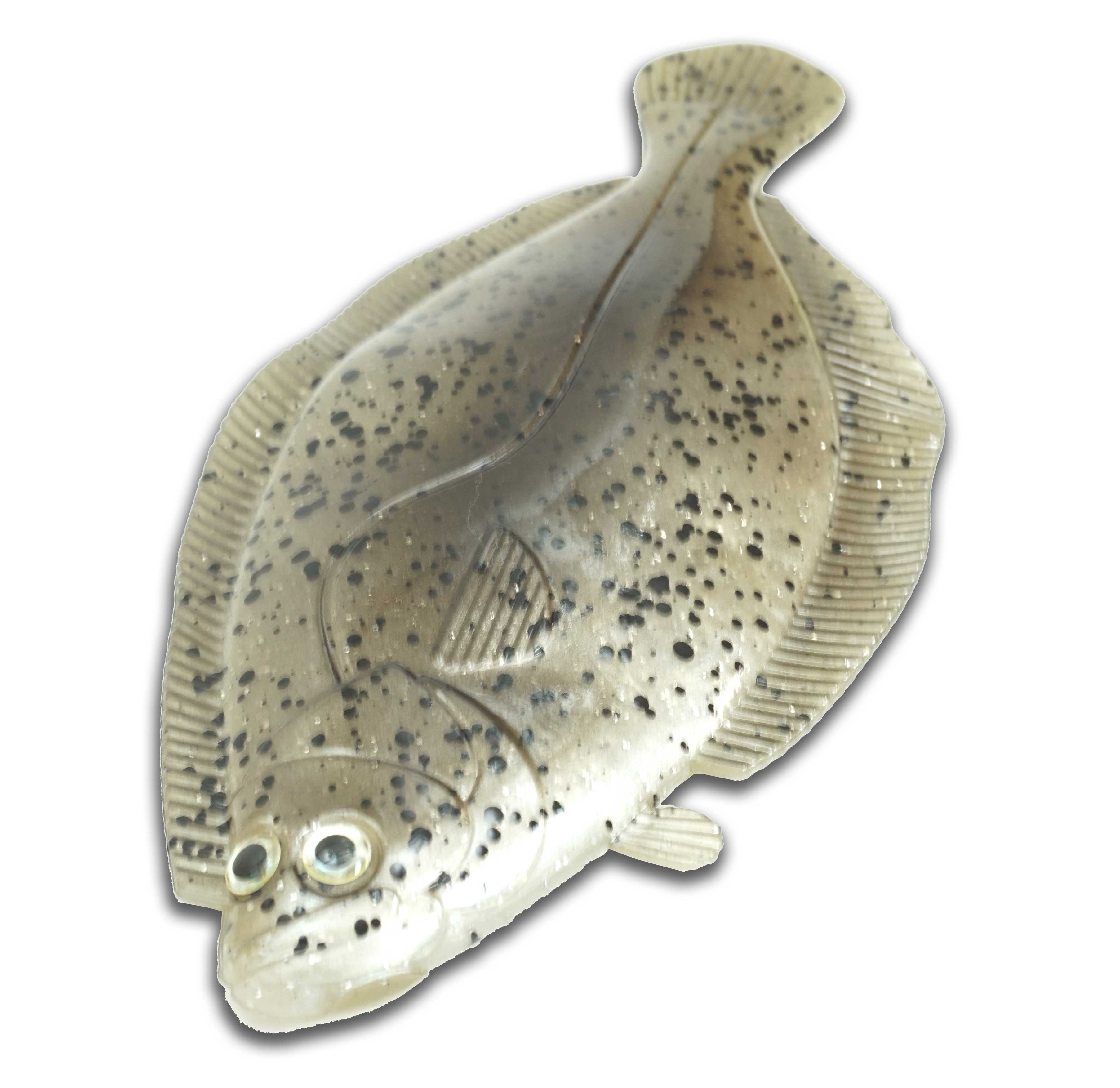 Artificial Flounder 8" Light Tan/Speckled - Almost Alive Lures