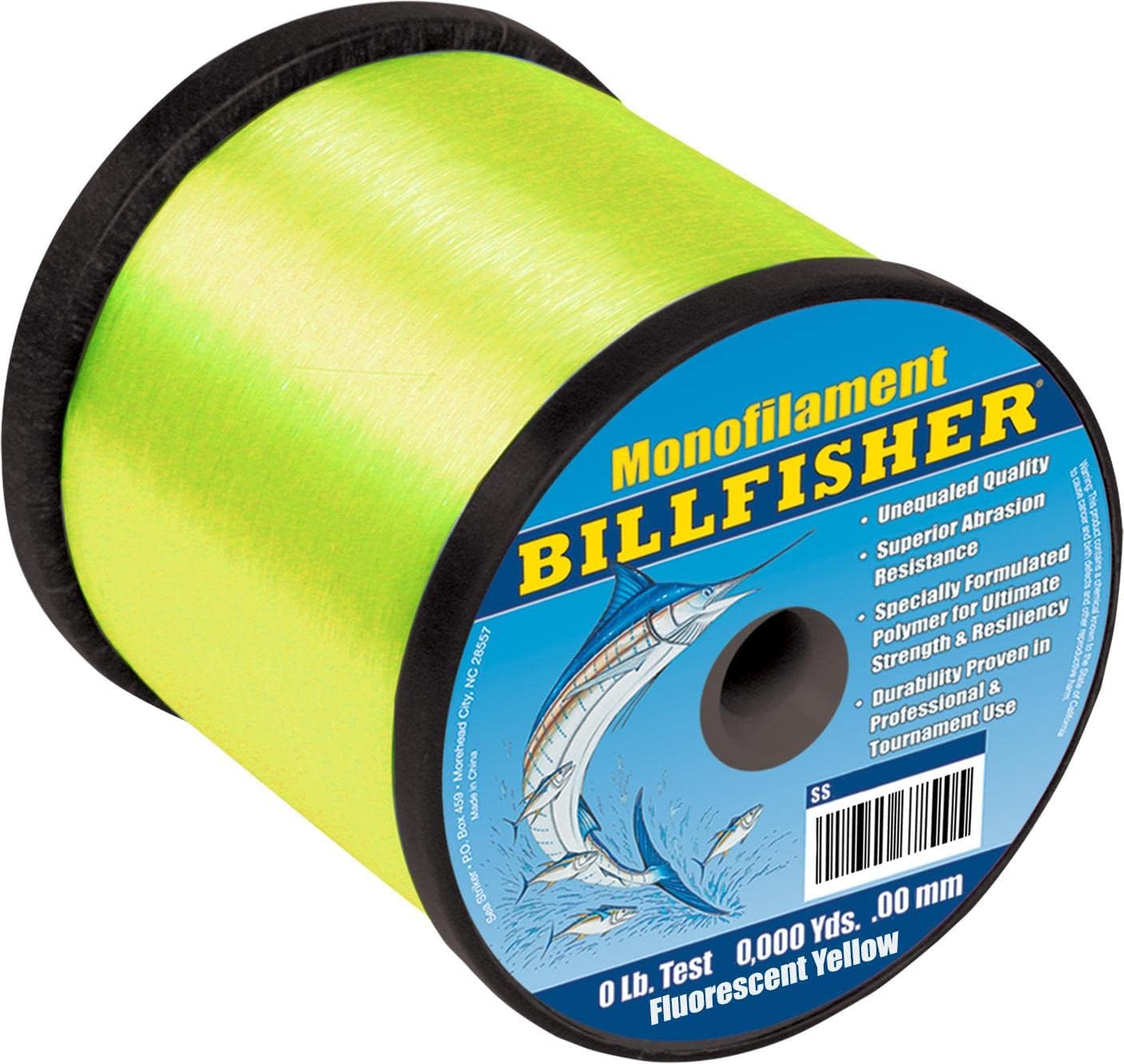 Billfisher Ss2f-50 Mono 2lb 50lb 2240yds Fl Yellow [HNR0029-0328] - $46.99  : Almost Alive Lures, The best there ever was.