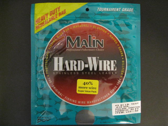 Malin Stainless Steel Leader #7 80 Lb. Test Lc7-14 Ss Wire Coffe  [HNR0384-0061] - $16.49 : Almost Alive Lures, The best there ever was.