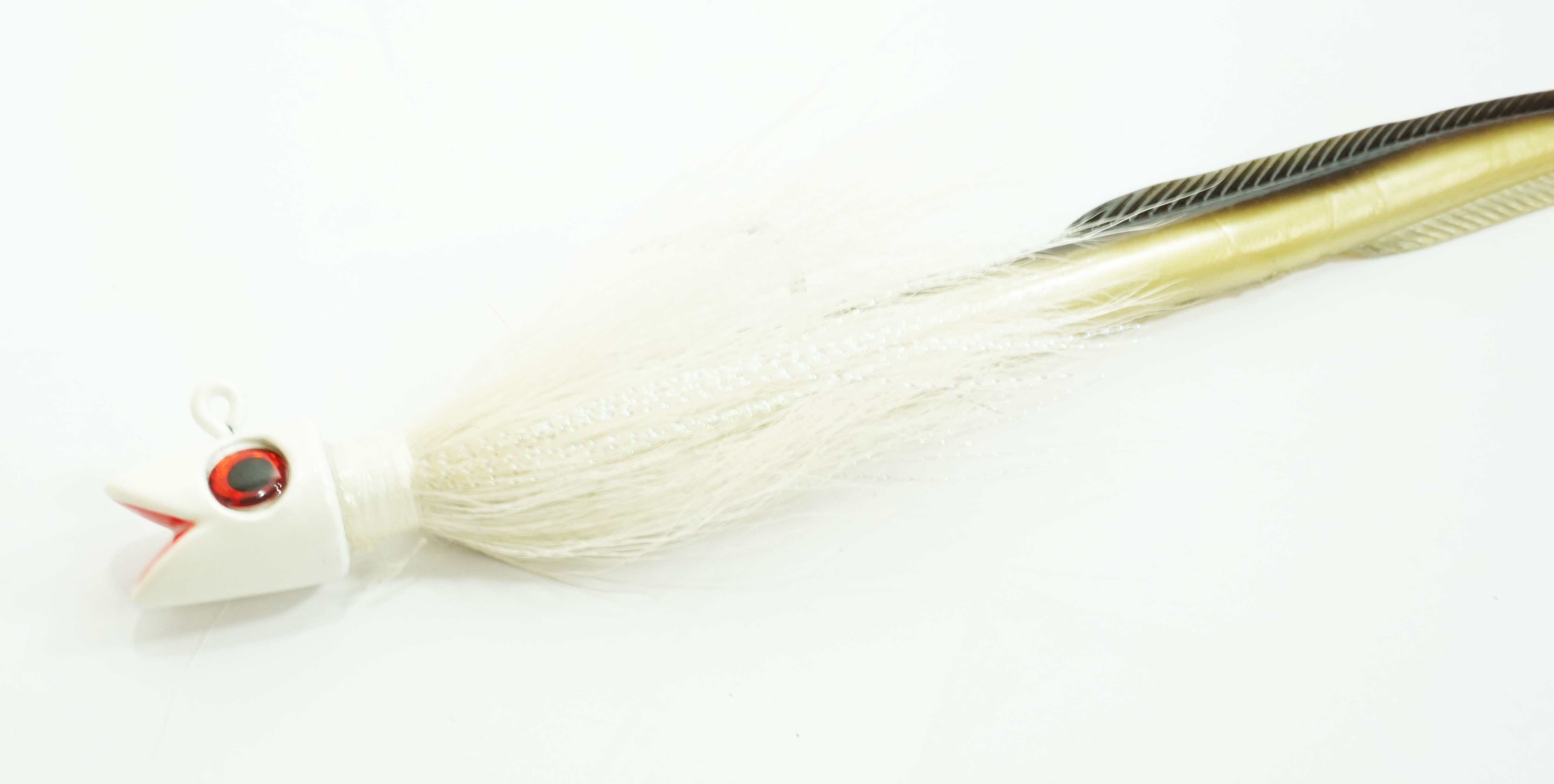Smiley Buck Tail 5 Inch 3 Oz White - Click Image to Close