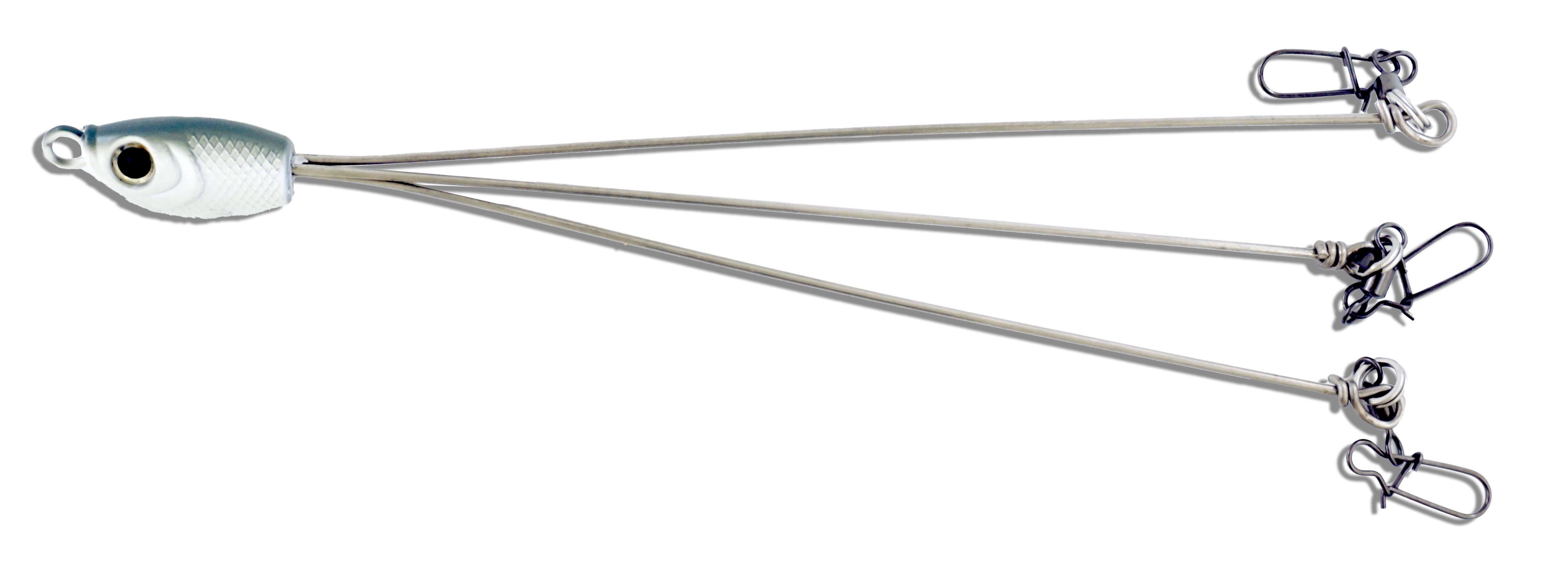 Umbrella Rig 3 Arm with 40g Gray/White Head - Click Image to Close