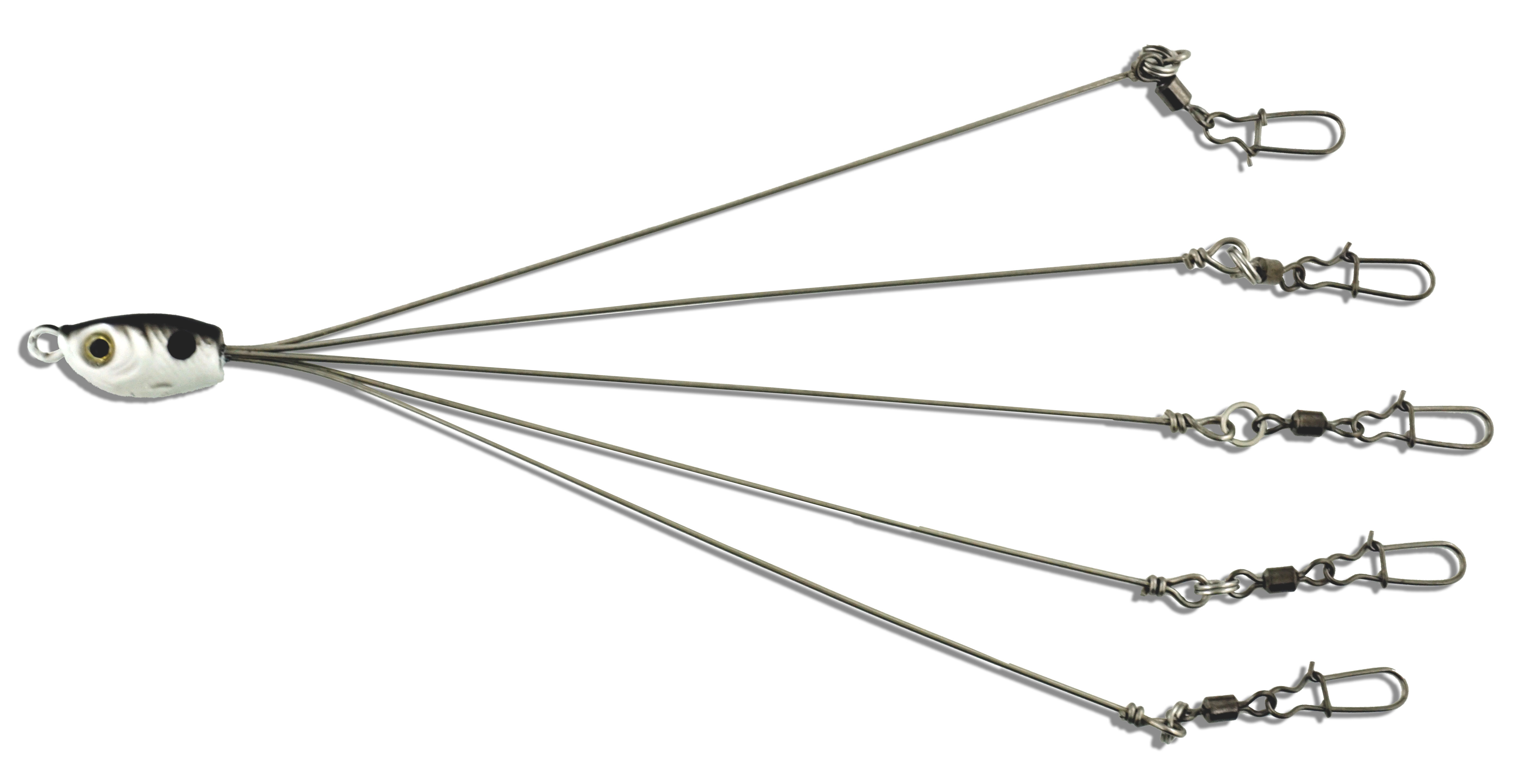 Umbrella Rig 5 Arm with 20g Dark Spot Head - Click Image to Close