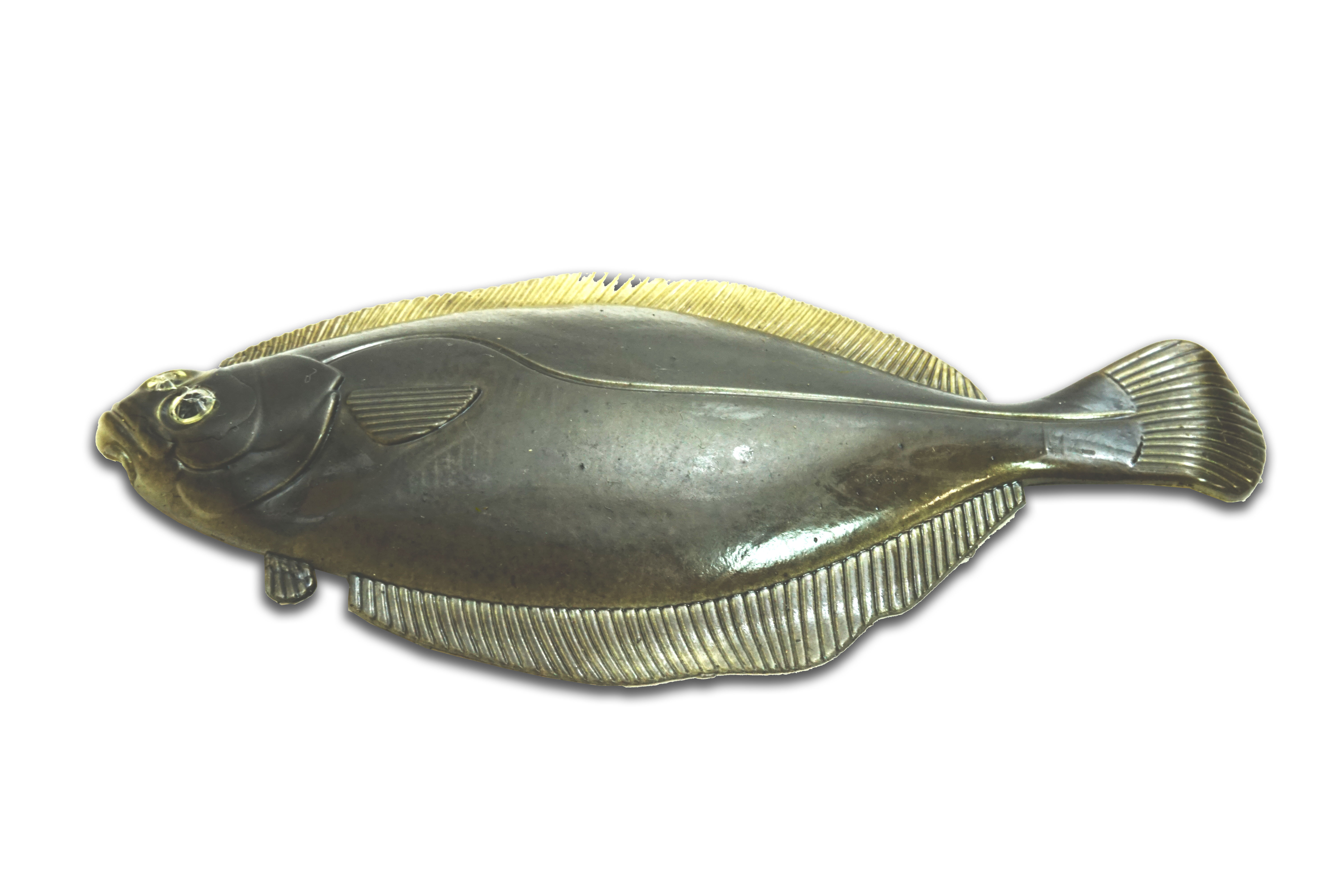 Artificial Flounder 3-3/4" Dark Spotted - Almost Alive Lures - Click Image to Close