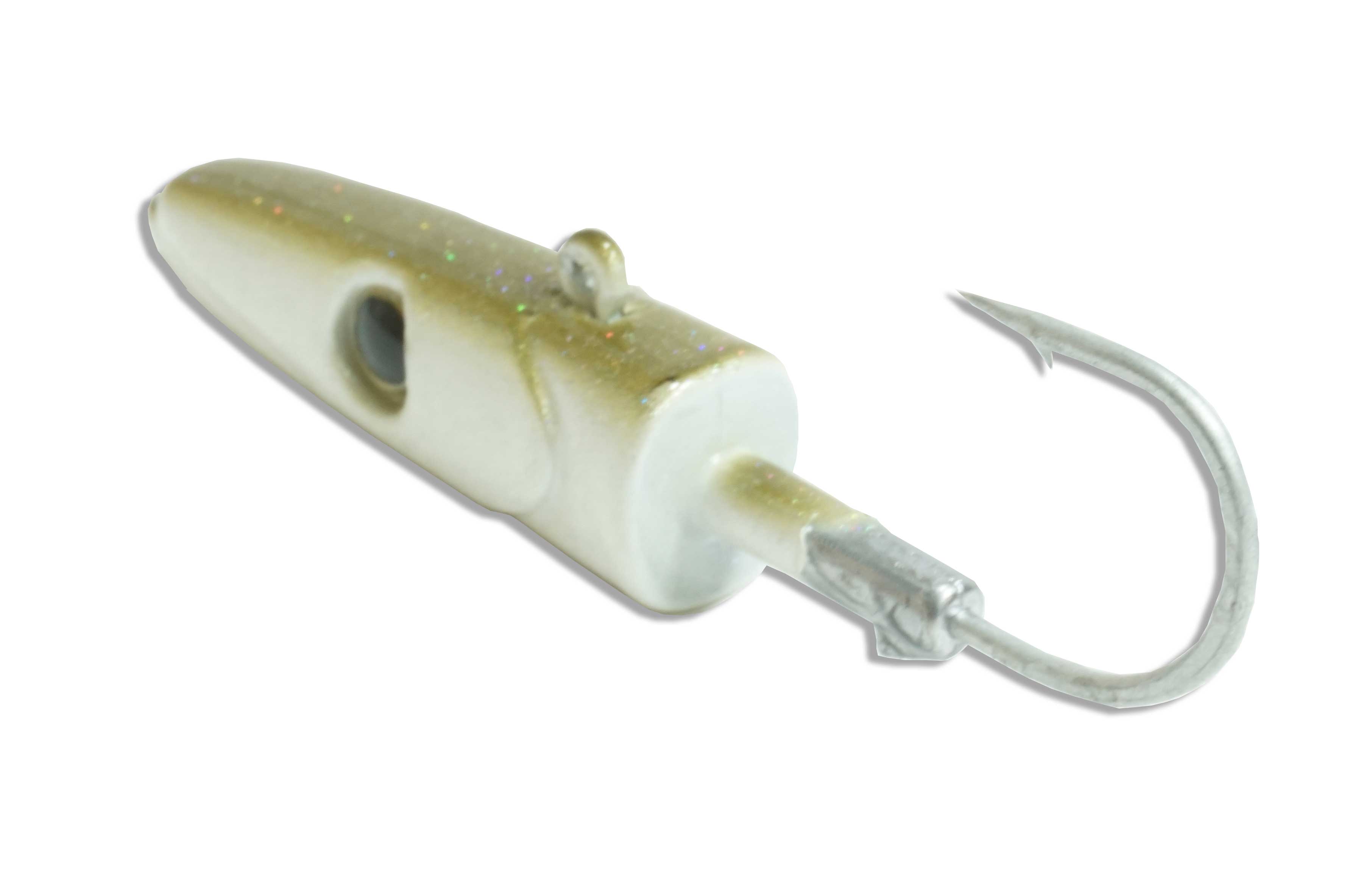 Almost Alive Sand Eel Lead Jig Head Lure Hook 45 Gram 1.6 Oz - Click Image to Close