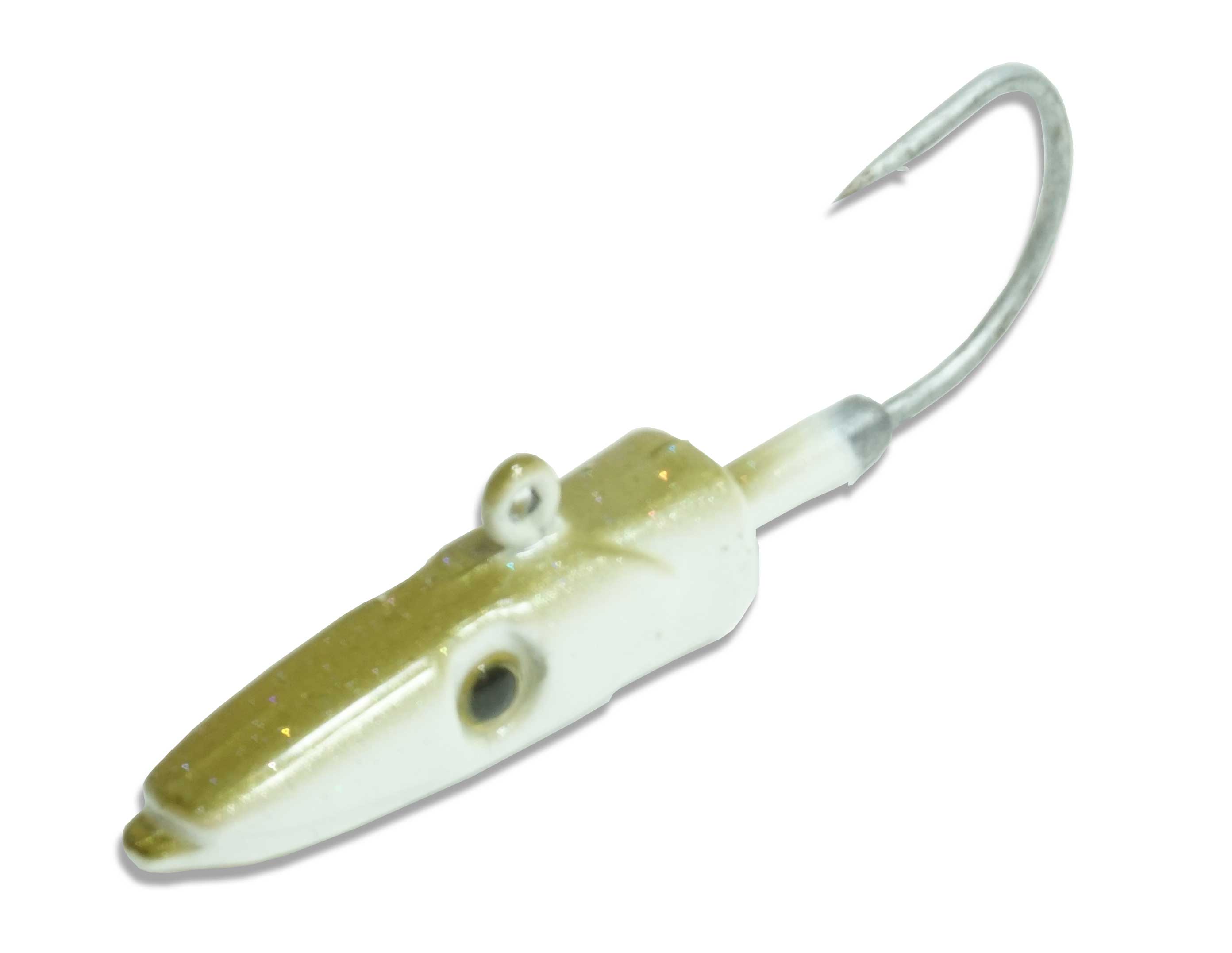 Almost Alive Sand Eel Lead Jig Head Lure With Hook 16 Gram .6 Oz - Click Image to Close