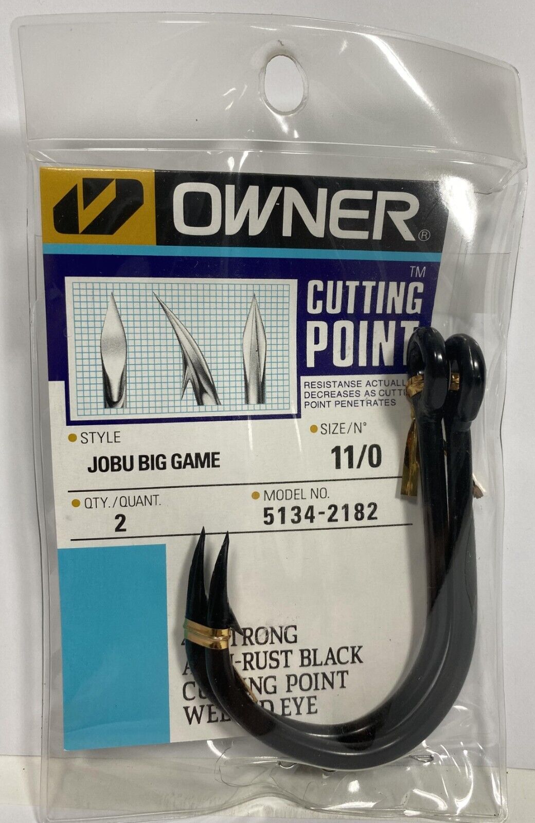 Owner 11/0 Jobu Big Game Hooks [5134-2182] - $19.95 : Almost Alive Lures,  The best there ever was.