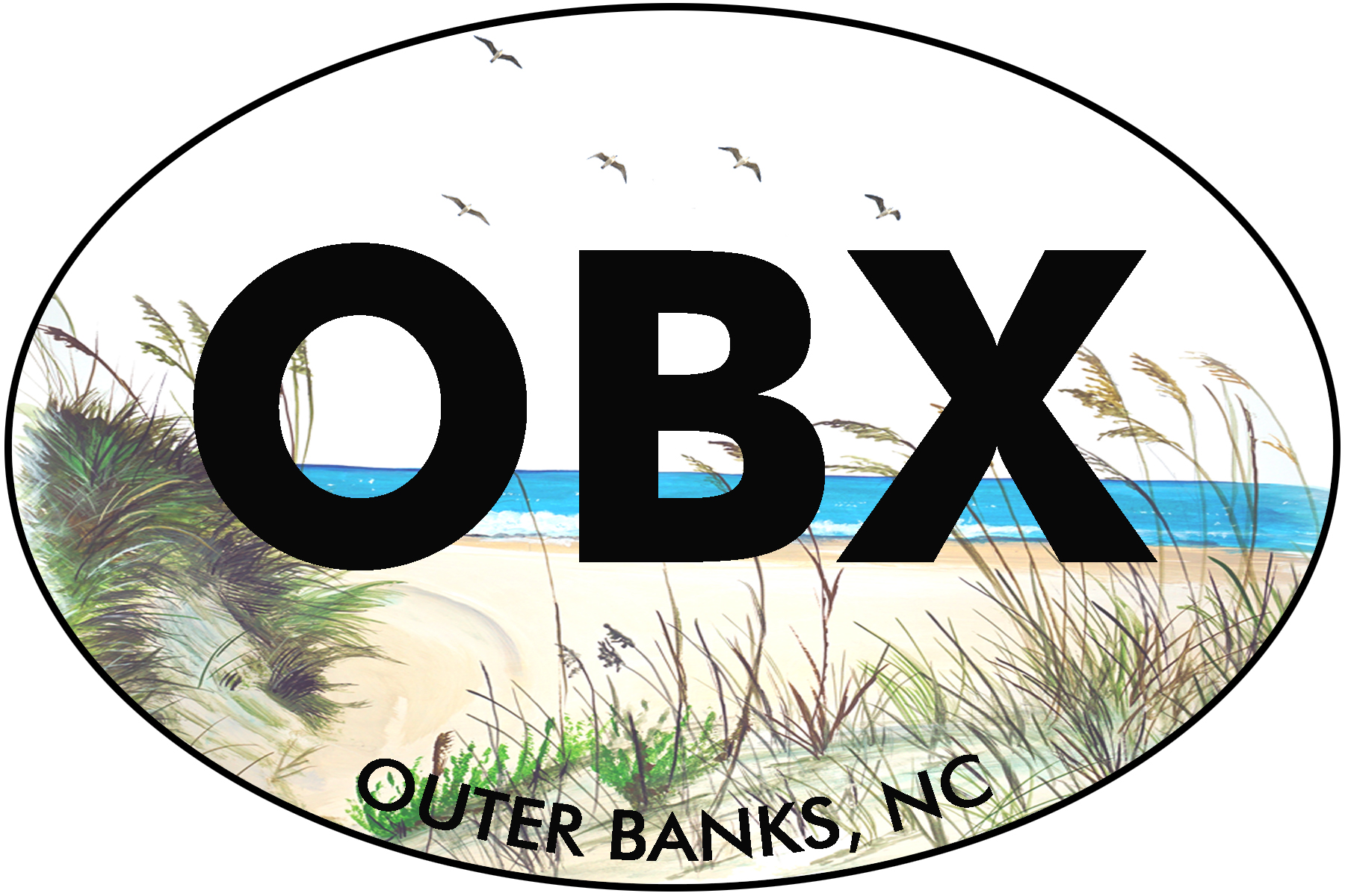 OBX - Outer Banks Decal/Sticker